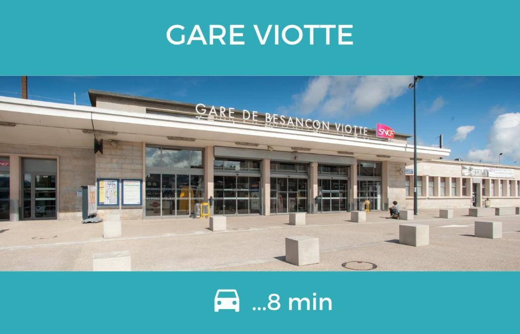 Nouveau - Grande Terrasse - L'Horloge - Calme - Home-One Besancon Bagian luar foto