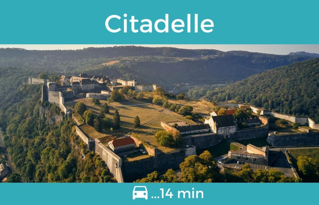 Nouveau - Grande Terrasse - L'Horloge - Calme - Home-One Besancon Bagian luar foto